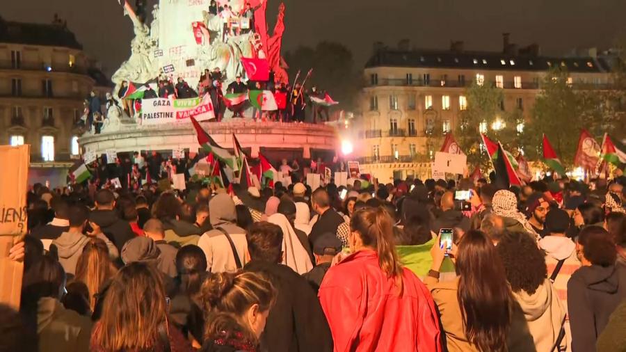 Paris : Manifestation de solidarité avec les femmes de Palestine, premières victimes du "génocide"