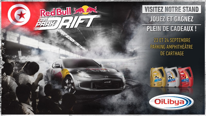 La Tunisie abrite la 3ème édition du RedBull Car Park DRIFT