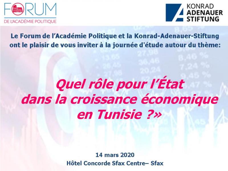Quel rôle pour l’État dans la croissance économique en Tunisie ?