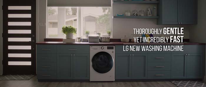 LG lance un nouveau lave-linge a chargement frontal grâce à la technologie AI DDM