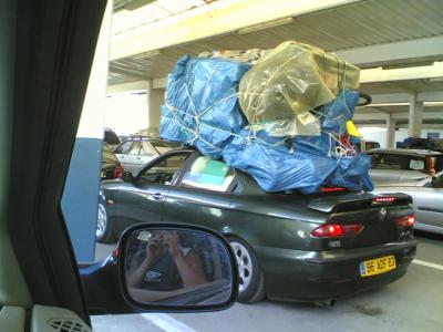 Interdiction de débarquement au port de la Goulette de tout véhicule dont le toit est chargé de bagage