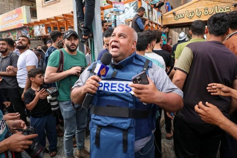 Le journaliste Palestinien Wael El-Dahdouh en Tunisie