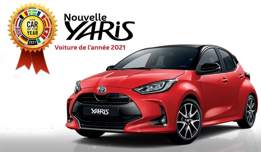 La Toyota YARIS élue voiture de l’année 2021 en Europe