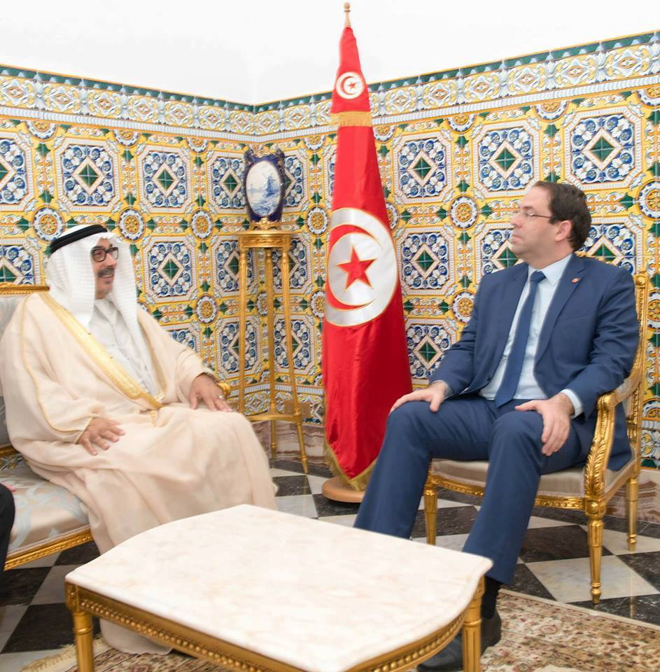 Youssef Chahed reçoit l’ambassadeur des Emirats