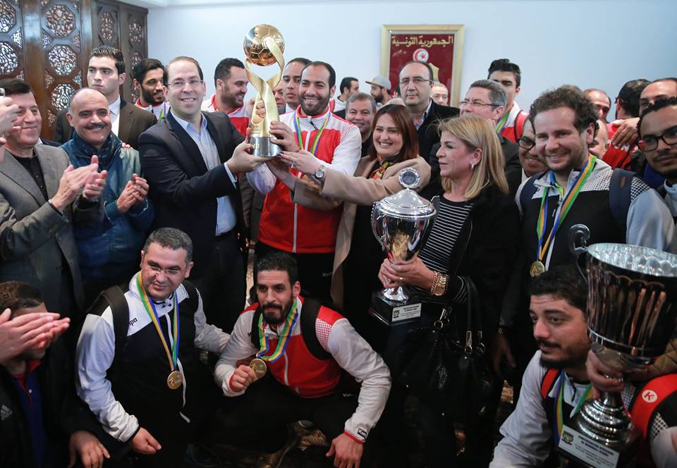 Retour triomphal des champions d’Afrique de Handball