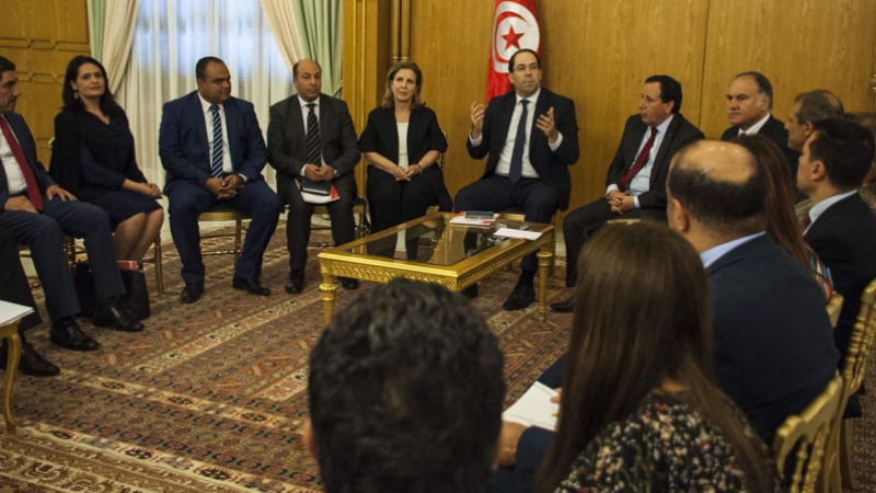 Une réunion entre Youssef Chahed et les membres du gouvernement et députés de Nidaa Tounes