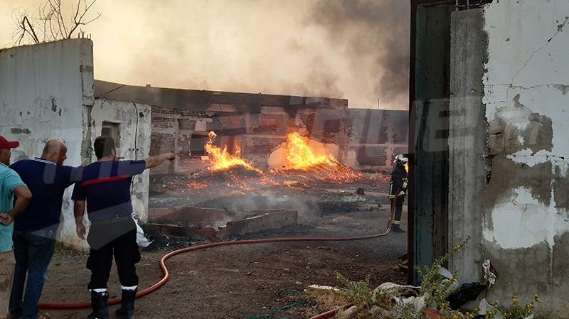 L’incendie de l’usine de palettes à Sousse maîtrisé