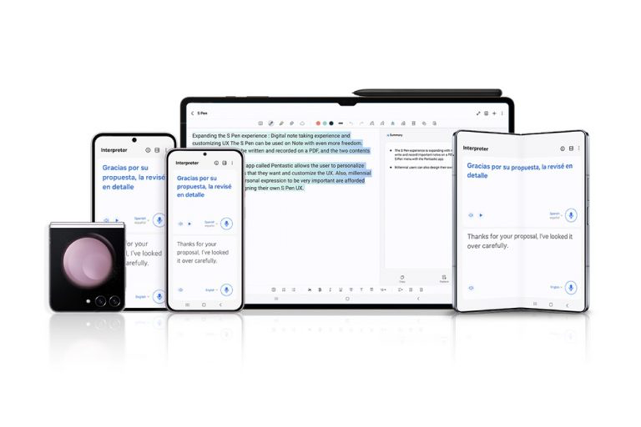 Galaxy AI disponible sur davantage d’appareils Galaxy