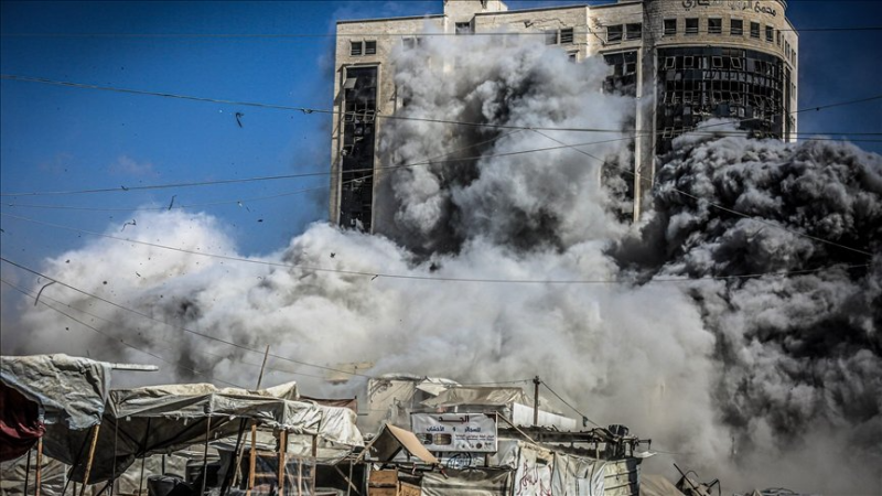 Gaza: Israël poursuit la destruction des immeubles résidentiels