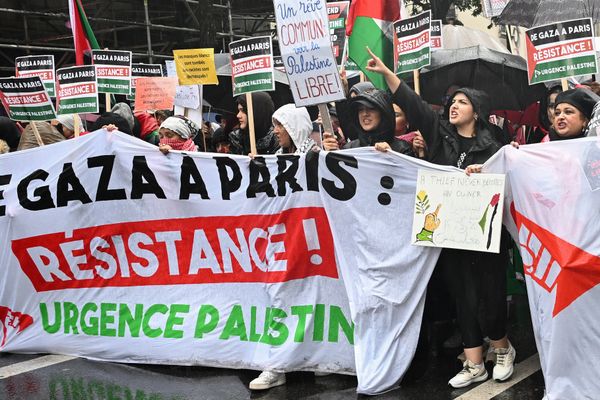 Paris : Plusieurs milliers de manifestants réclament un cessez-le-feu immédiat à Gaza