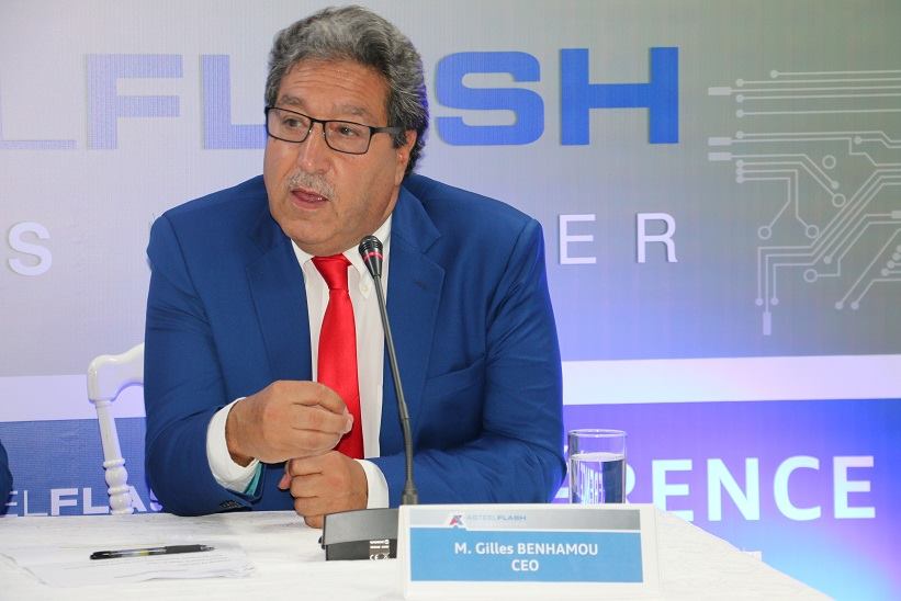 Le PDG d’Asteelflash, Gilles Benhamou
