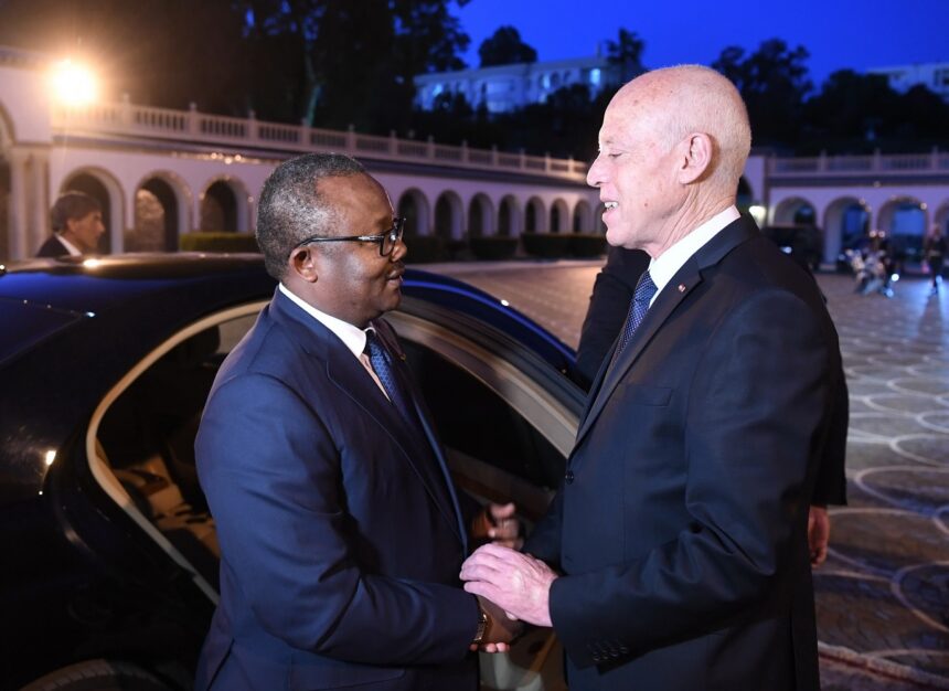 Kaïs Saïed reçoit le président de la Guinée Bissau, et président en exercice de la CEDEAO 