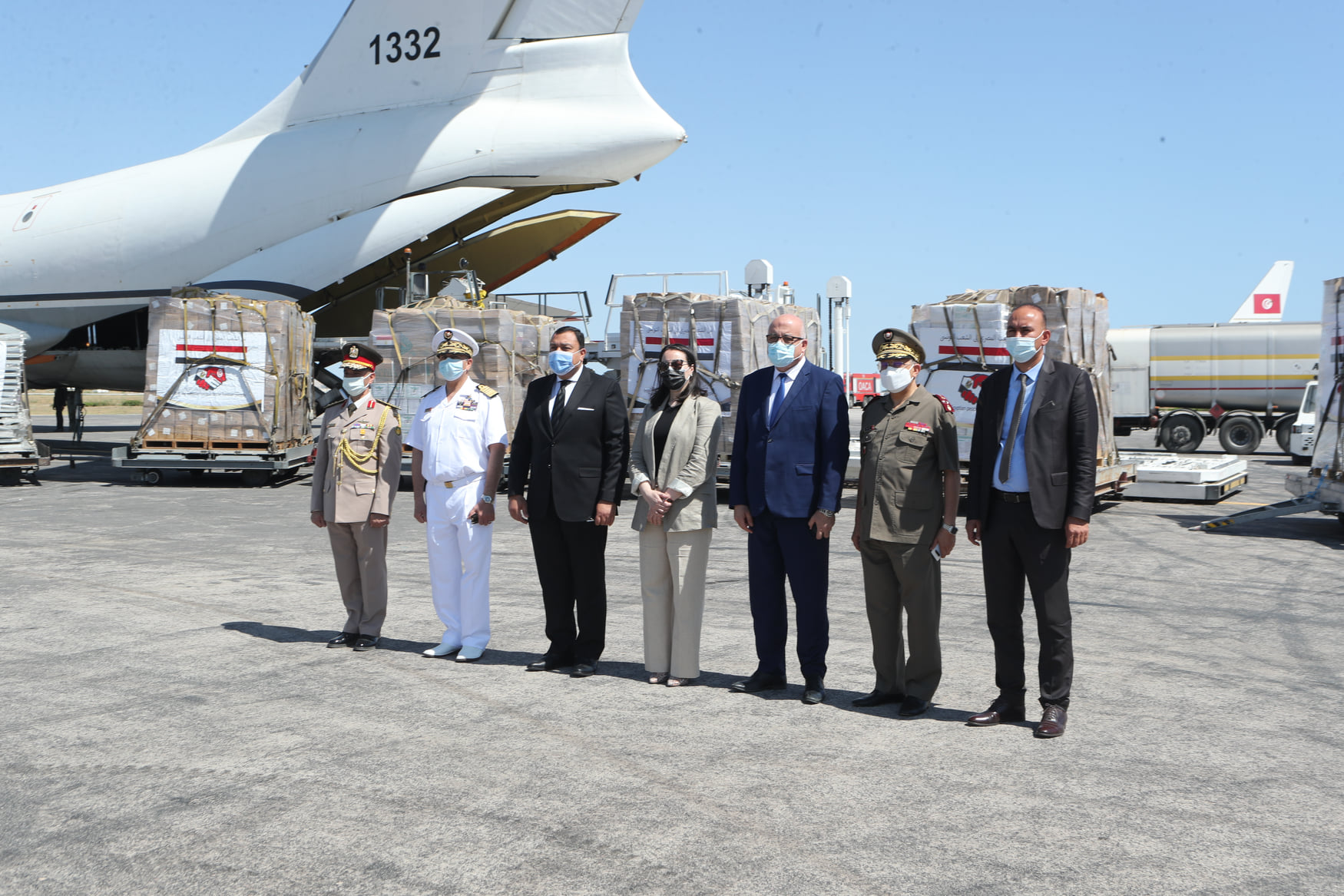 Un avion en provenance d'Egypte chargé d'équipements médicaux atterrit à Tunis-Carthage