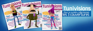 Tunivisions: 3 couvertures différentes pour son numéro d’août !