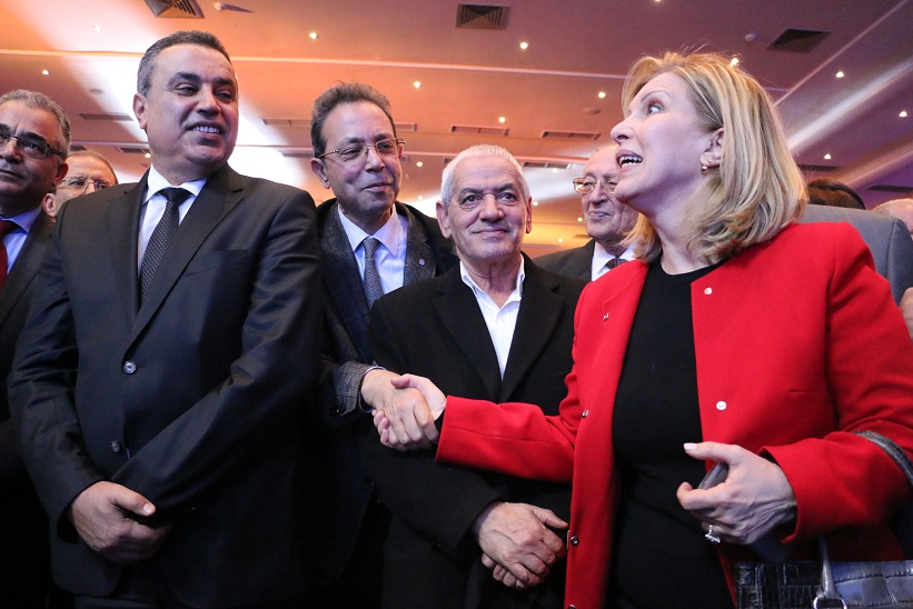 Selma Elloumi, Houssine Abassi et Mehdi Jomâa