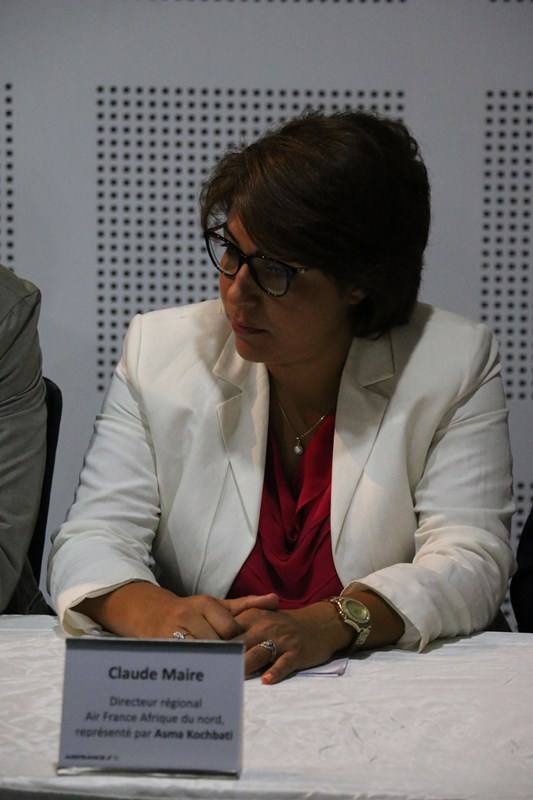 Asma Kochbati, représentante d'Air France Tunisie