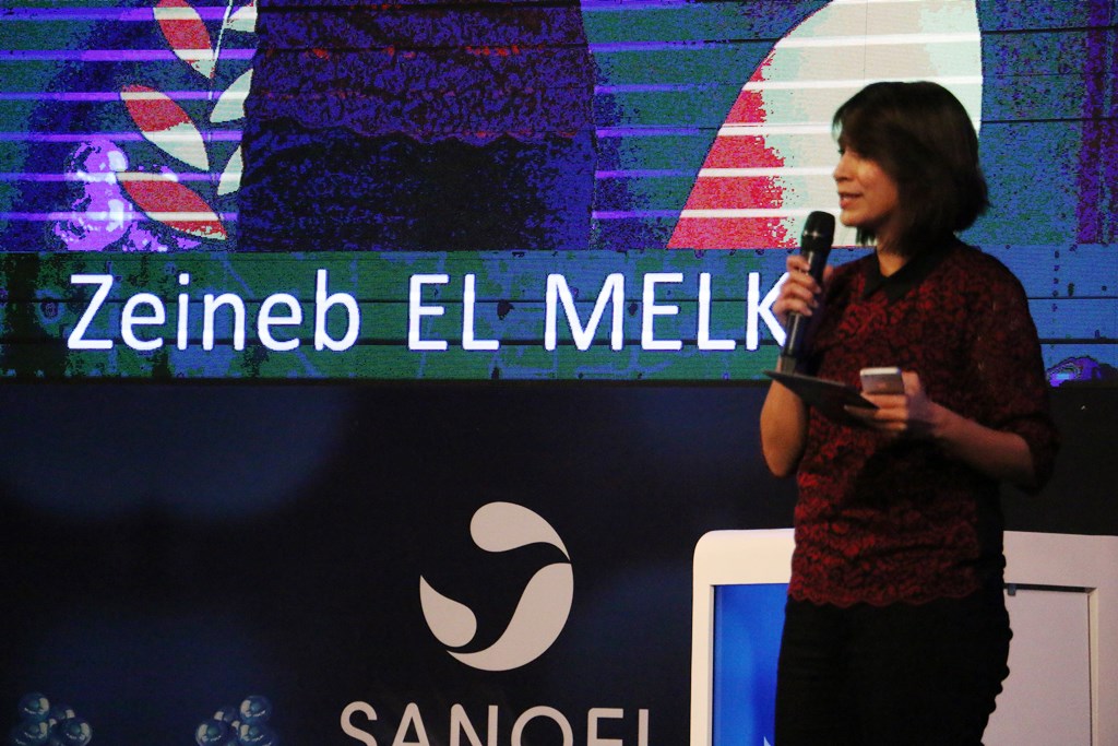 Zeineb El Melki, l'animatrice de la cérémonie 