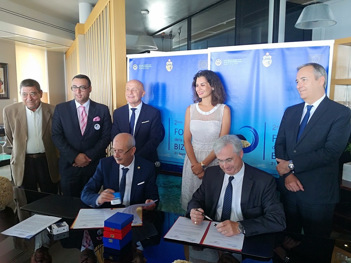Signature d’un accord de partenariat entre les clusters maritimes tunisien et français