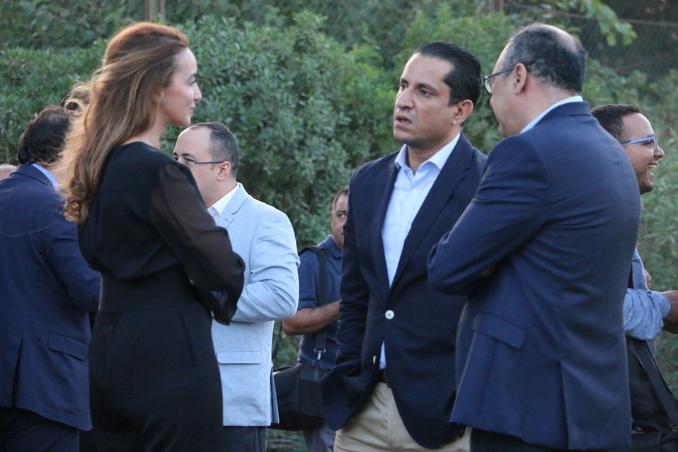 Mohamed Ben Rhouma, PDG de Cellcom (Evertek) avec Neila Benzina, Présidente Business & Decision MEA