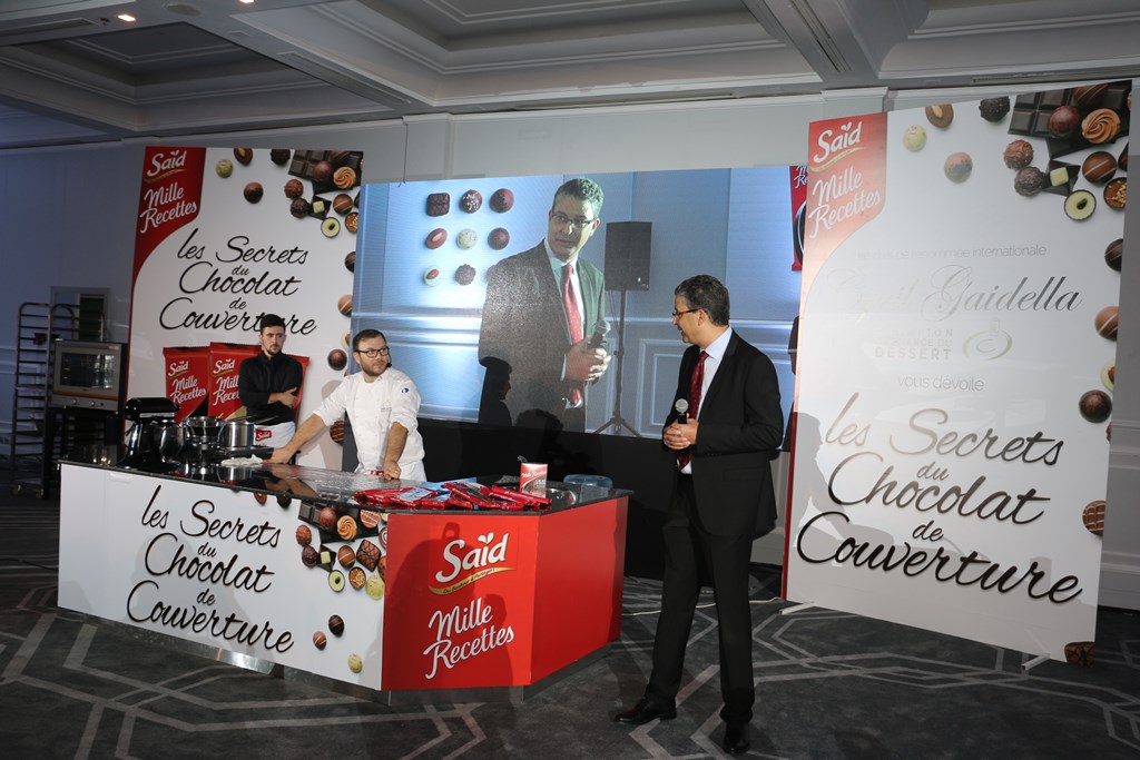 es Secrets du chocolat de couverture Saïd Mille Recettes avec le champion de France du dessert Cyril Gaidella