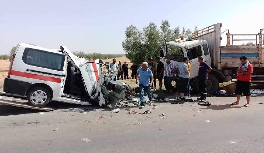 Sfax : Un grave accident de la route fait sept morts et un blessé