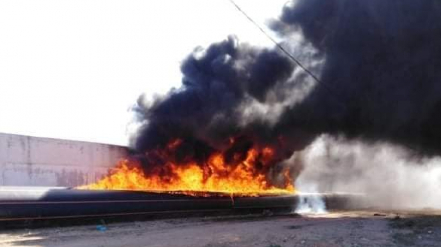 Sousse: Incendie dans les environs du marché de gros