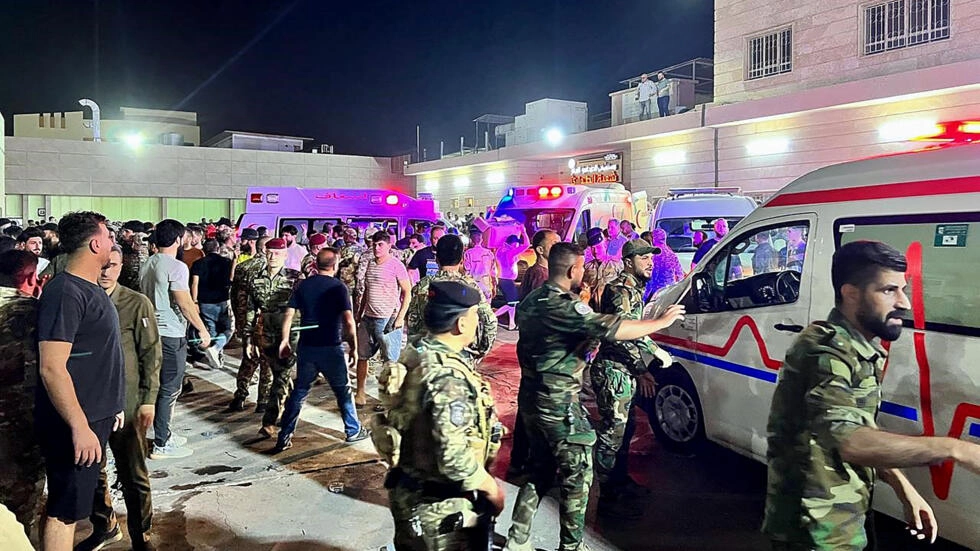 Irak: Plus de 100 morts dans un incendie au cours d'un mariage