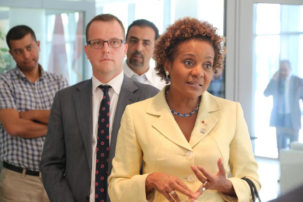 Michaëlle Jean à Tunis