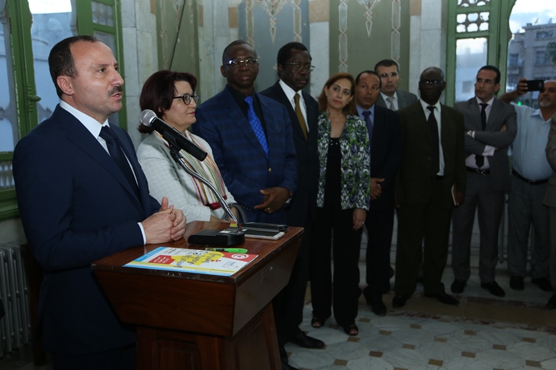 Bassem Louki, Président du TABC  et Samira Merai, ministre de la Santé