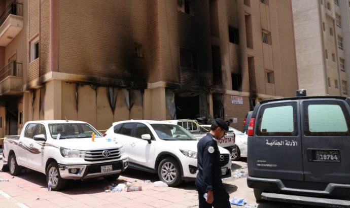 Plus de 35 morts dans un incendie au Koweït