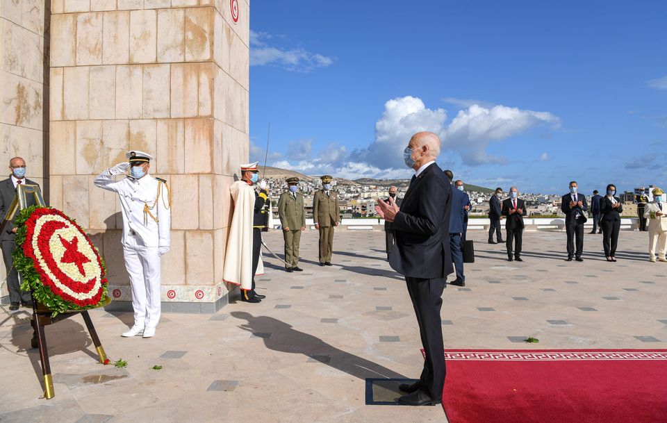 Photo du jour : à Bizerte un Président seul, un seul Président