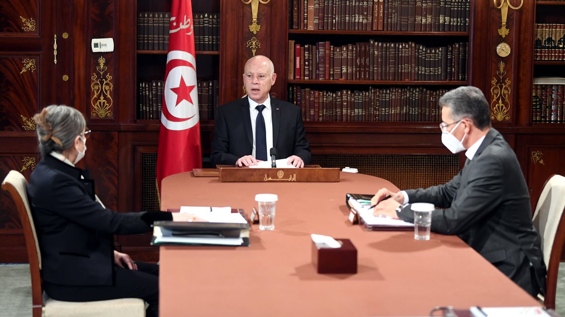 La situation à Sfax, objet d’une réunion de Kaïs Saïed avec la cheffe du gouvernement et le ministre de l’Intérieur