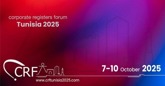 La conférence annuelle du Corporate Registers Forum du 7 au 10 octobre 2025 à Tunis