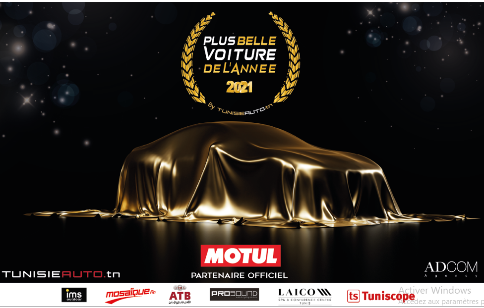 Concours « plus belle voiture de l’année 2021 » by tunisieauto.tn et adcomangency en partenariat avec motultunisie