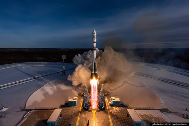 Démonstration du lancement du 1er satellite tunisien « Challenge ONE »par la fusée russe « SOYUZ-2 »