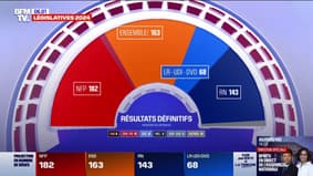Législatives en France: résultats définitifs et composition de la nouvelle Assemblée