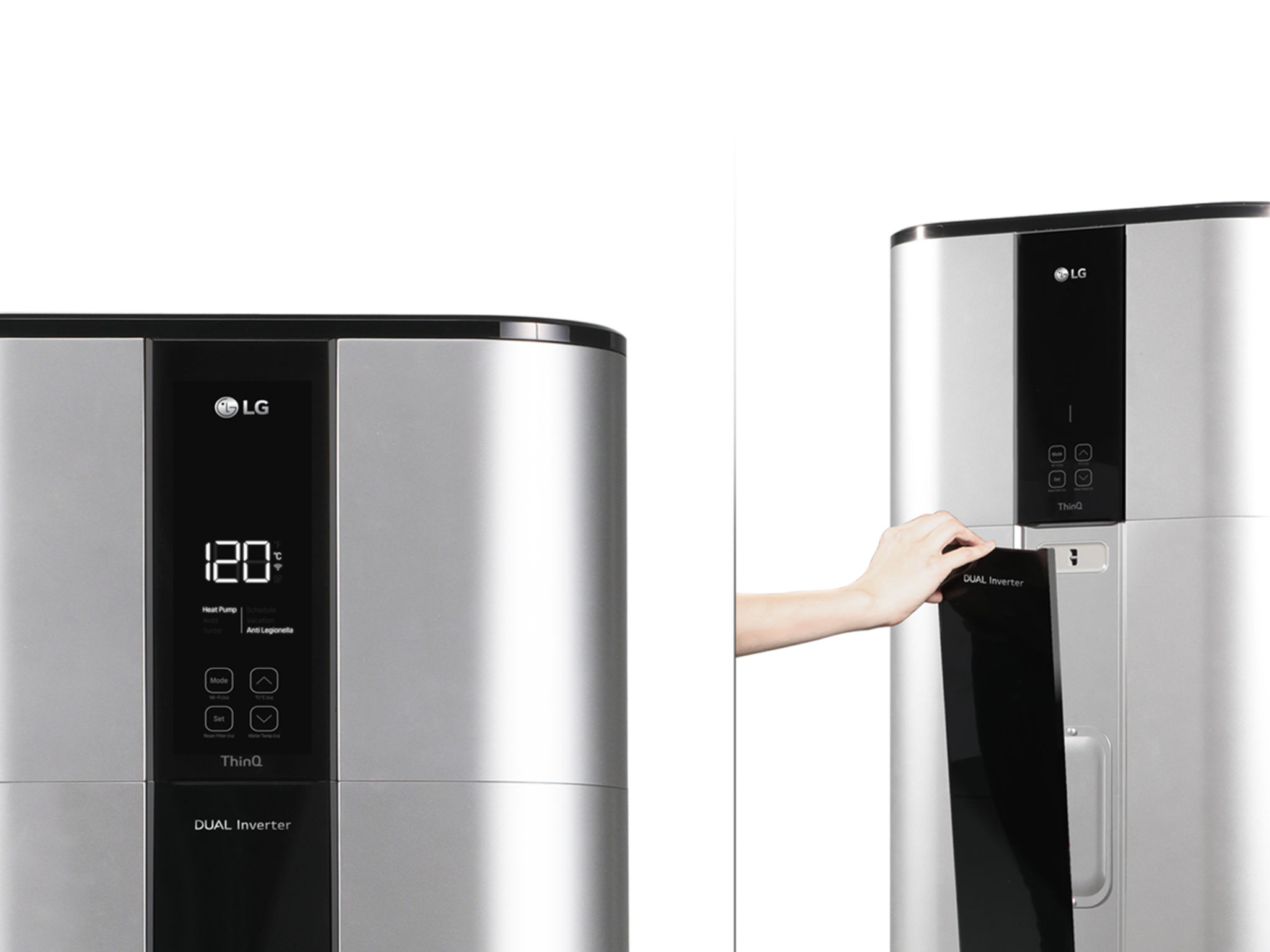 Le chauffe-eau de LG offre une performance efficace, respectueuse de la nature avec un design primé