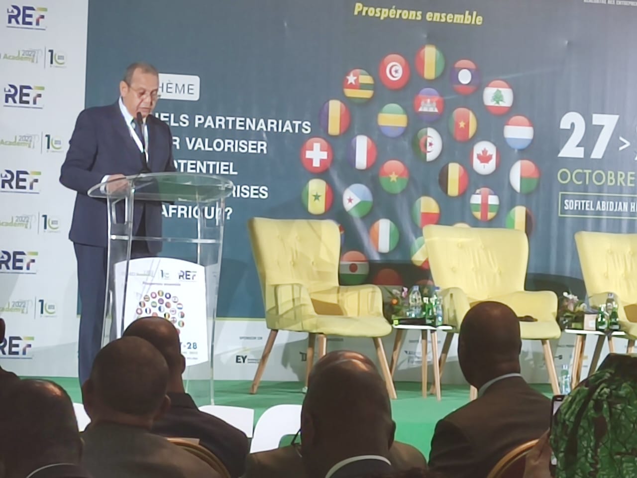 Samir Majoul à la Rencontre des entrepreneurs francophones à Abidjan