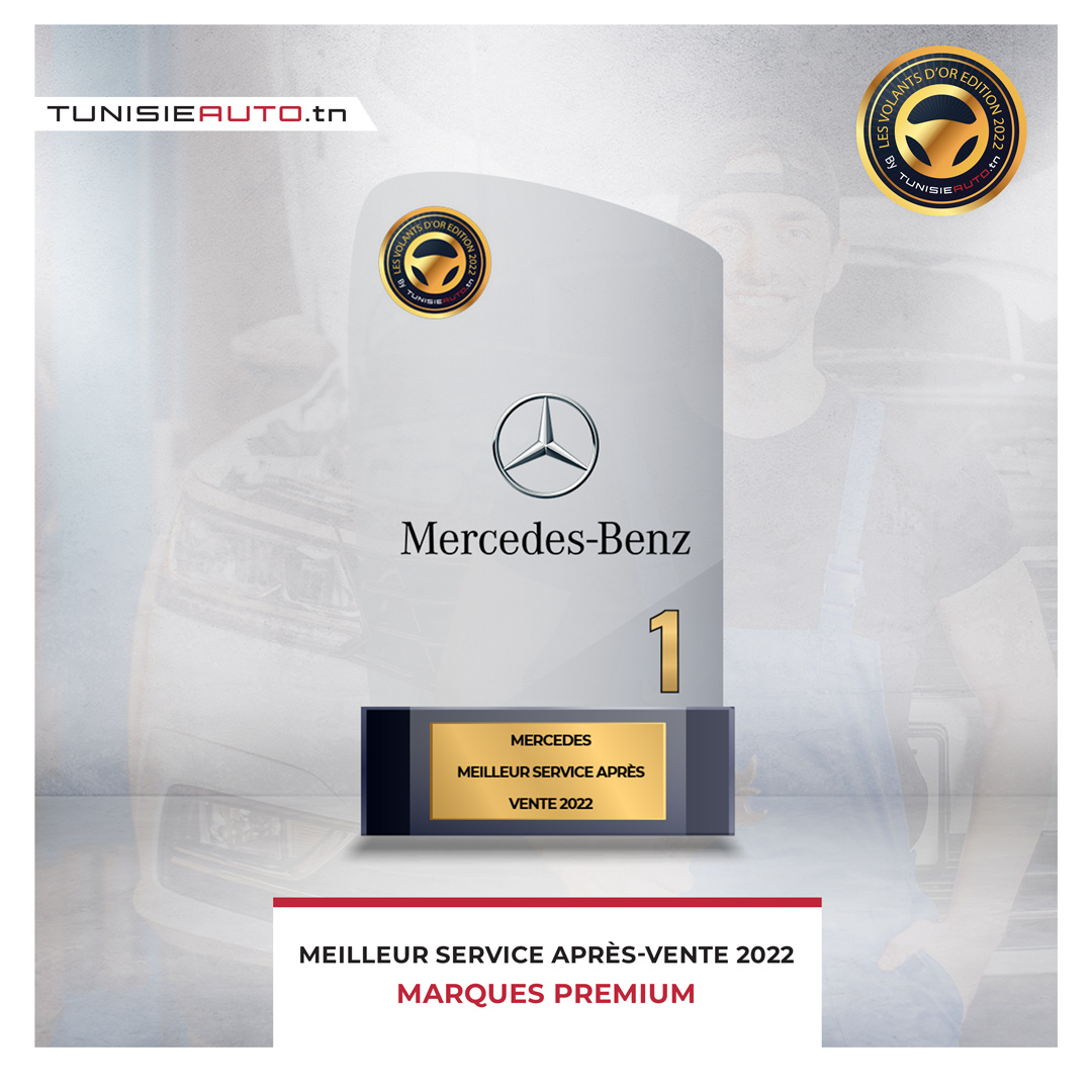 Le moteur Mercedes élu meilleur service après-vente premium en Tunisie 2022