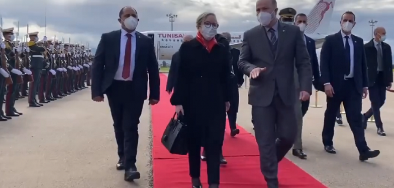 Najla Bouden en visite en Algérie