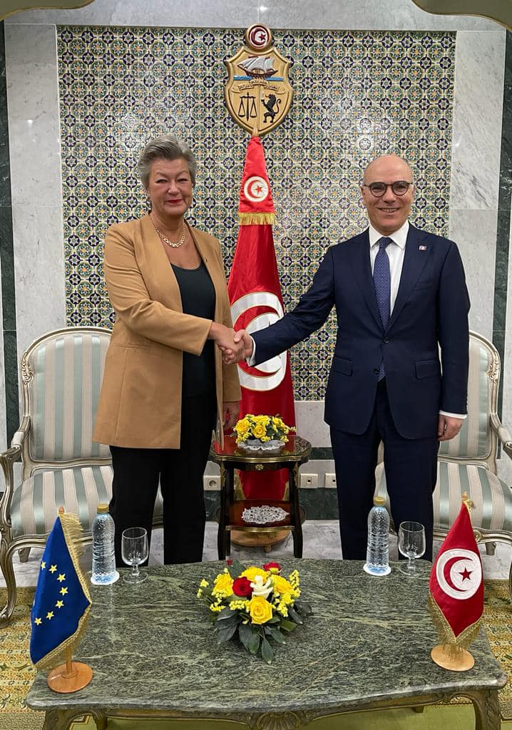  La Commissaire européenne aux affaires intérieures reçue par le ministre des AE