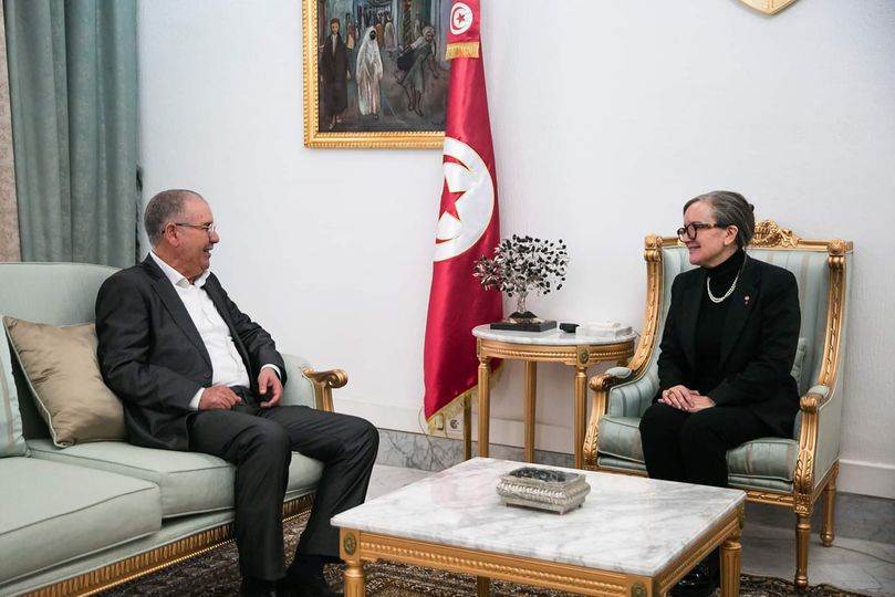 Rencontre entre Najla Bouden et Noureddine Taboubi