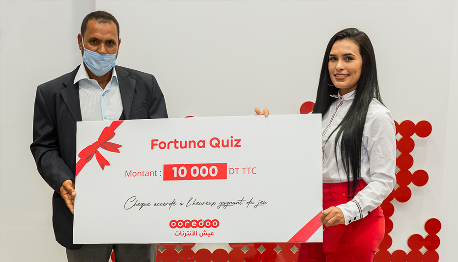Ooredoo récompense le deuxième groupe des gagnants du jeu Fortuna Quiz