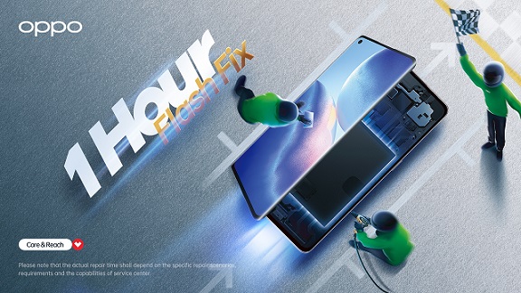 OPPO lance, en Tunisie, le service de réparation rapide d’une heure