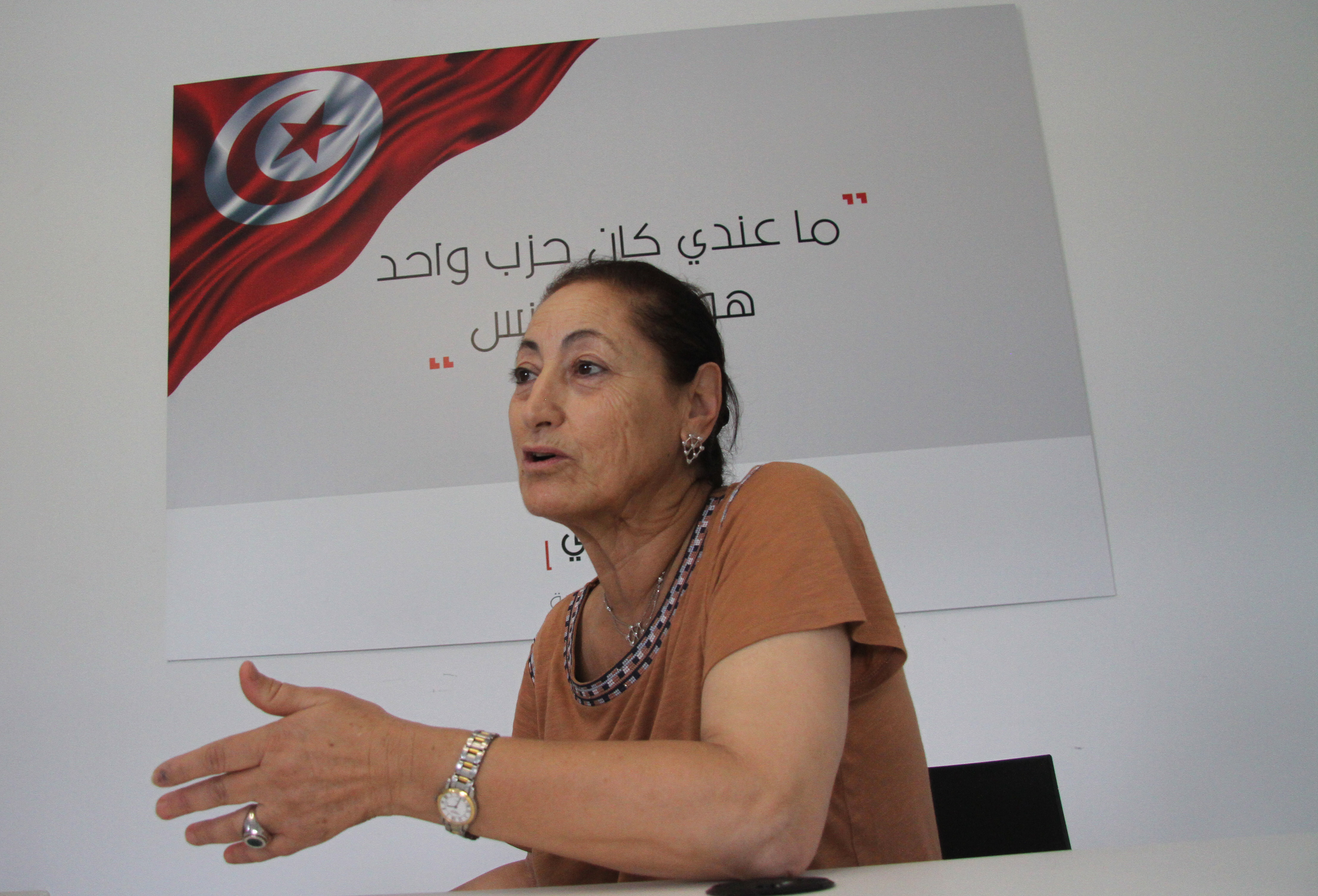 Photo du jour - Faïza Zbidi : j’ai encouragé mon mari à se présenter à l’élection présidentielle