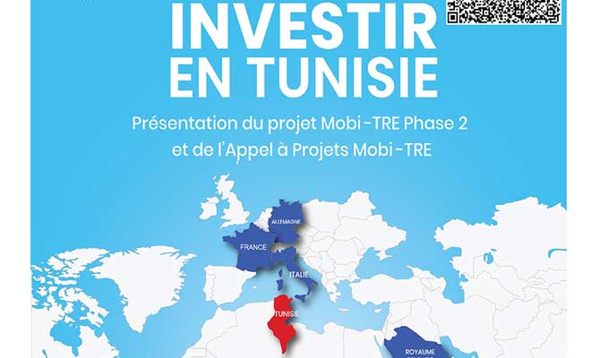 Mobi-TRE : Prolongation des délais de candidature pour soutenir les entrepreneurs tunisiens et les investisseurs TRE