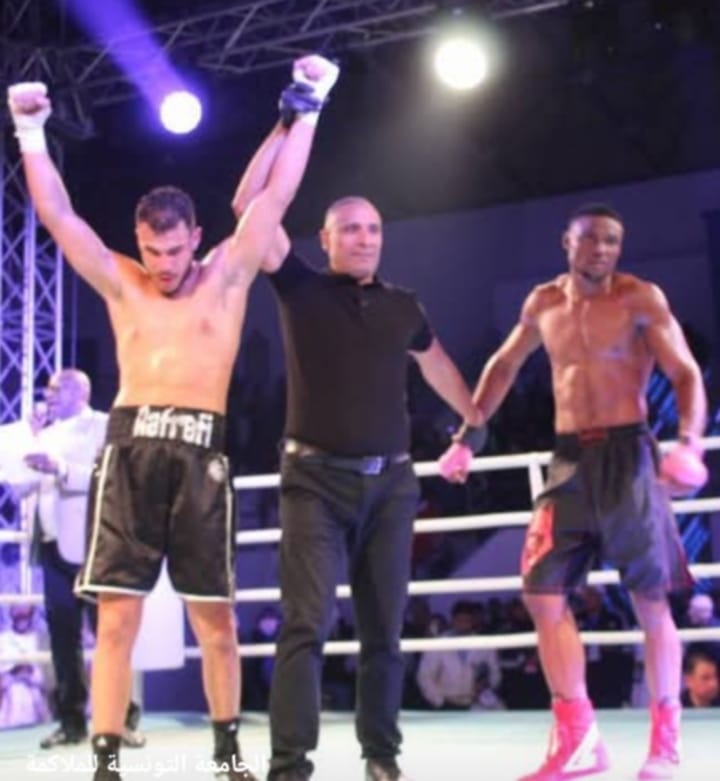 Youssef Rafrafi brille de mille feux pour son premier combat professionnel