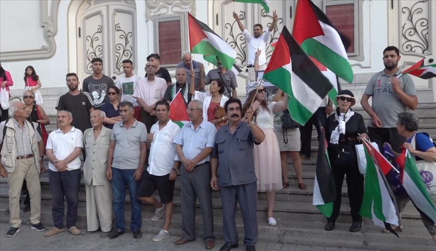 Rassemblement à Tunis en soutien à l'opération "Déluge d’al-Aqsa"