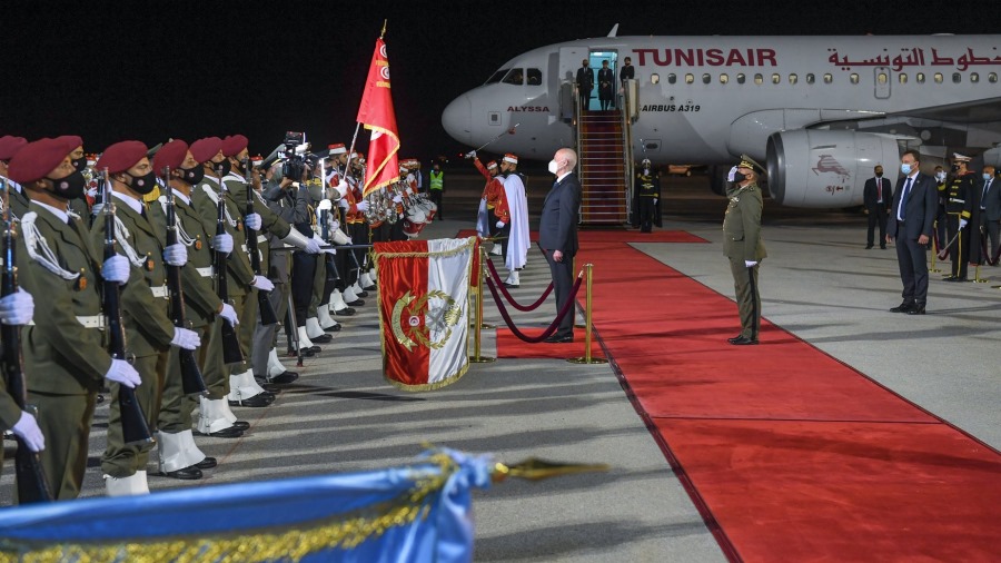 Le Président Kaïs Saied de retour en Tunisie