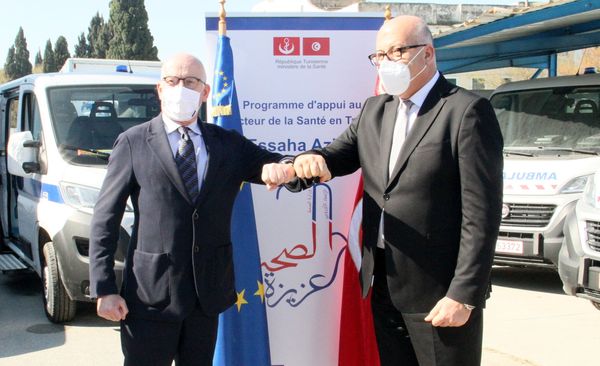   Des aides sous forme d’équipements et matériels de santé de la part de l’Union Européenne